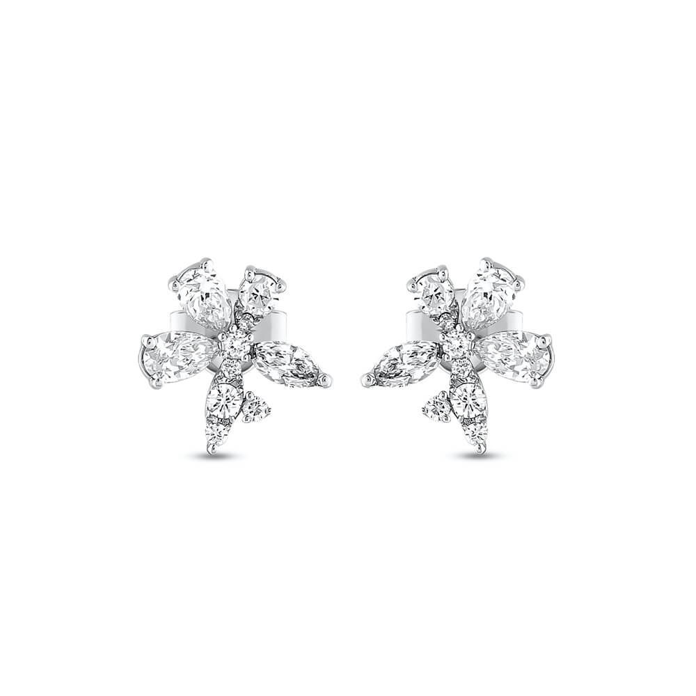 Złote kolczyki KBD6093 - Diament